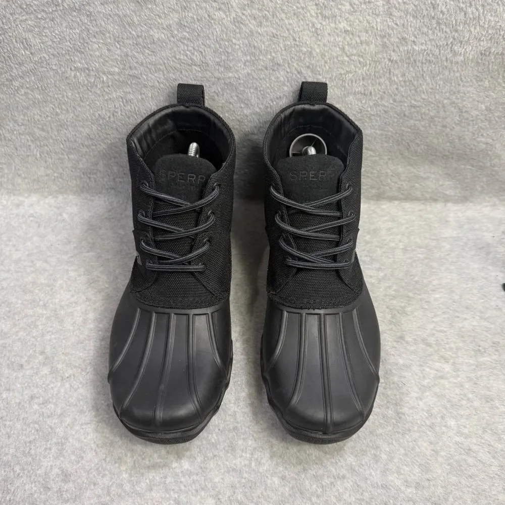 Sperry Top-Sider Avenue Duck Boots Mens Shoes Size 8.5 Black Waterproof Winter